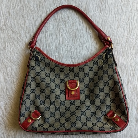 Gucci Handbags - Gucci Signature GG Hobo Bag